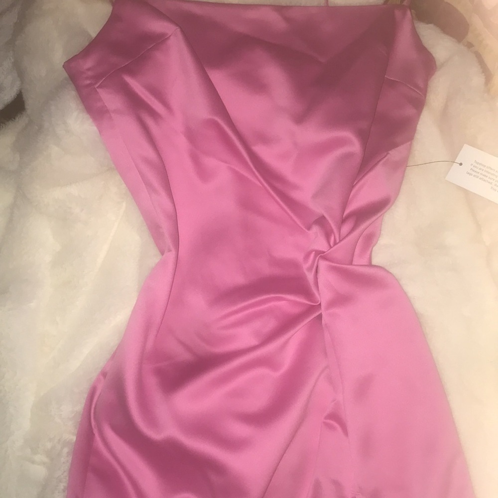 TopShop pink dinner dres